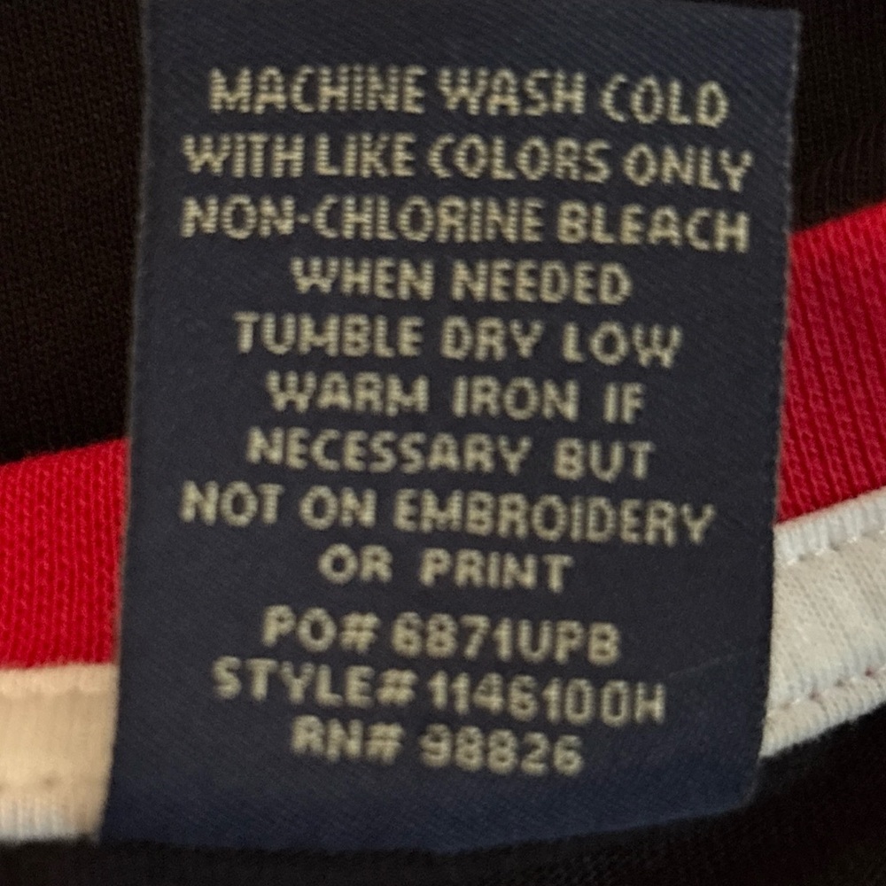 NEW W/tag Polo Assn. Big Pony #3 Navy, Red Trim T-Shirt Short Sleeve Size Small - Picture 7 of 15